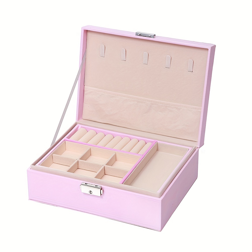 Large Capacity Double-layer Jewelry Box Organizer